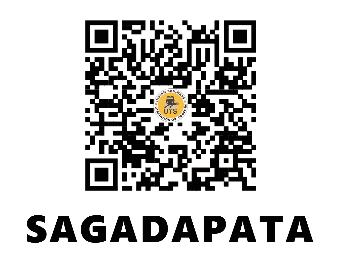 UTS QR Code for SAGADAPATA - SGDP (EO - ODISHA)