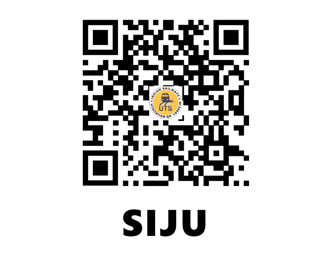 UTS QR Code for SIJU - SIJU (EO - ODISHA)