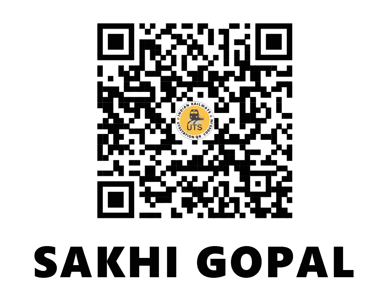 UTS QR Code for SAKHI GOPAL - SIL (EO - ODISHA)