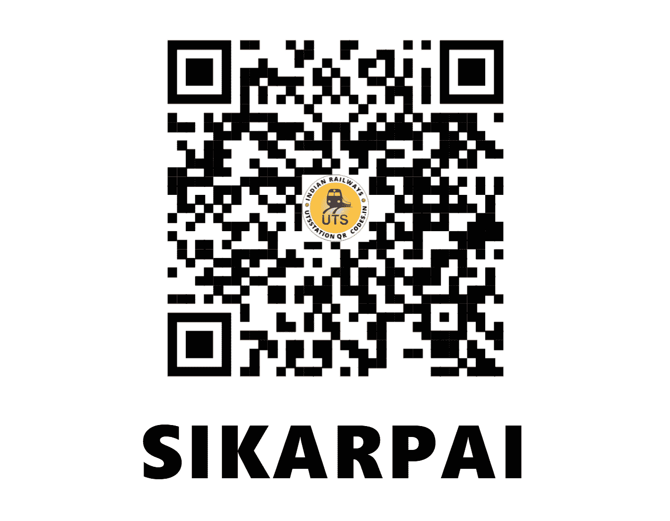 UTS QR Code for SIKARPAI - SKPI (EO - ODISHA)