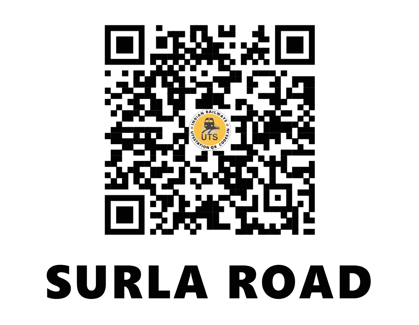 UTS QR Code for SURLA ROAD - SLRD (EO - ODISHA)