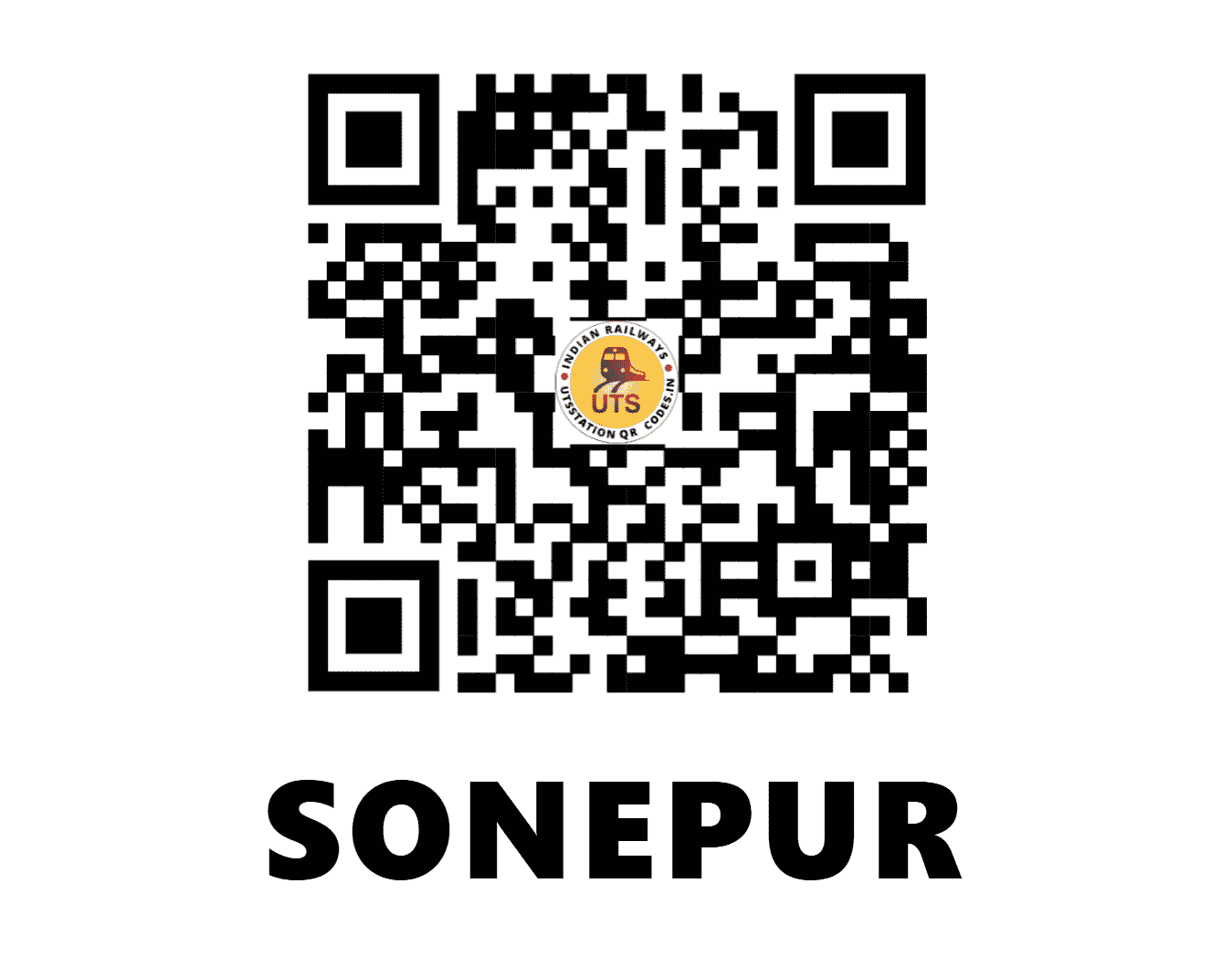 UTS QR Code for SONEPUR - SNPU (EO - ODISHA)