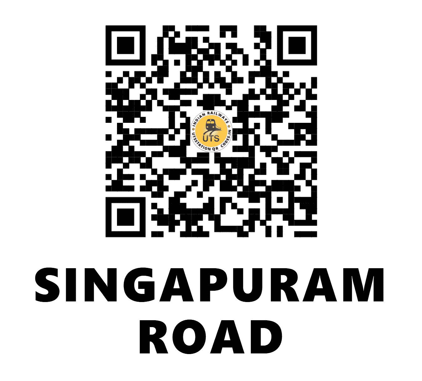 UTS QR Code for SINGAPURAM ROAD - SPRD (EO - ODISHA)