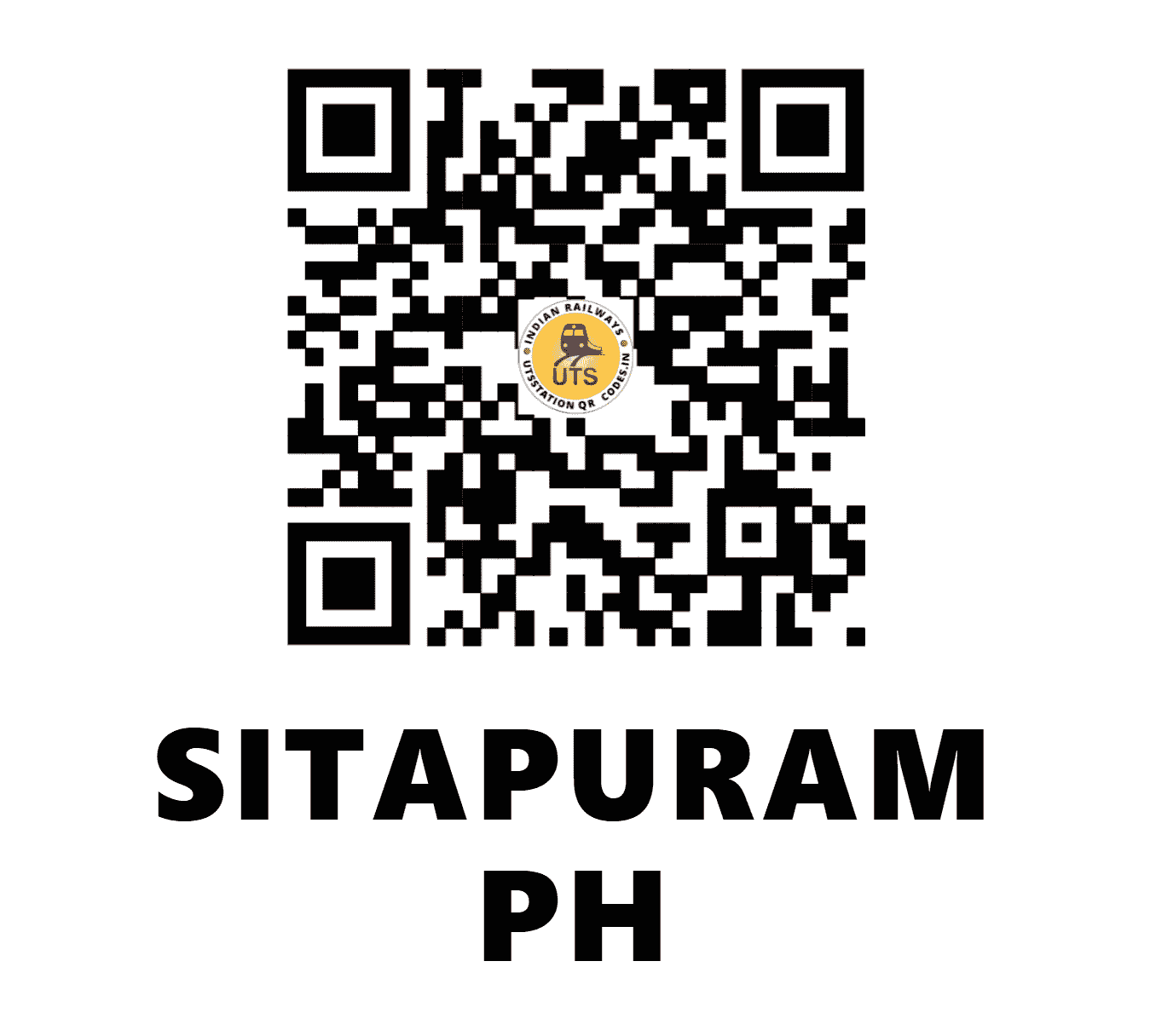 UTS QR Code for SITAPURAM PH - SPRM (EO - ODISHA)