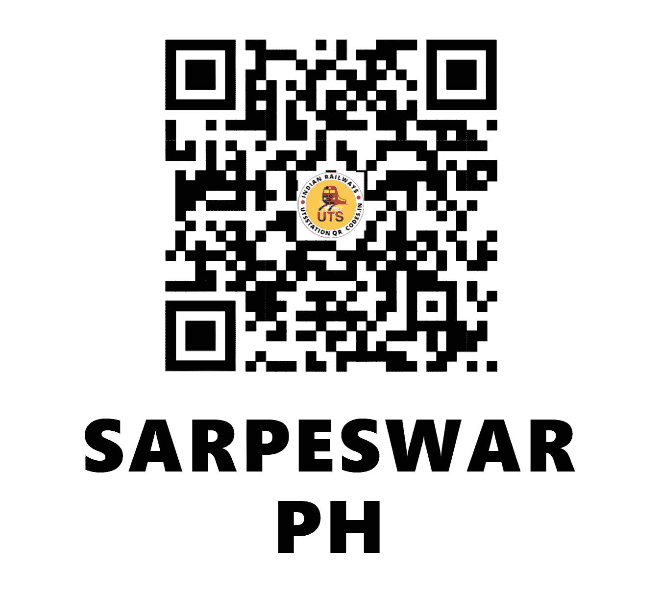 UTS QR Code for SARPESWAR PH - SPSR (EO - ODISHA)
