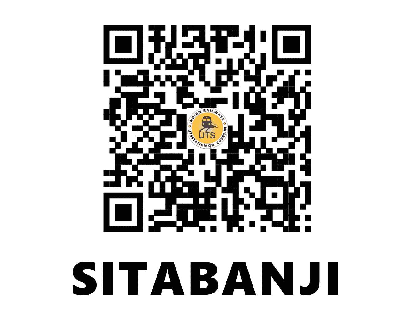 UTS QR Code for SITABANJI - STBJ (EO - ODISHA)