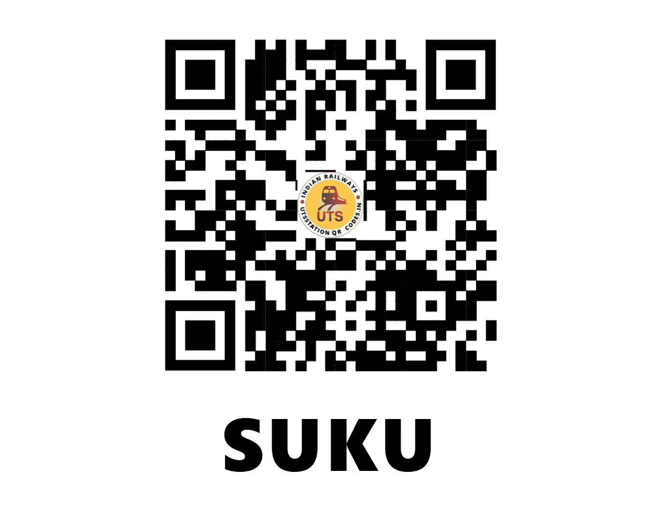 UTS QR Code for SUKU - SUKU (EO - ODISHA)