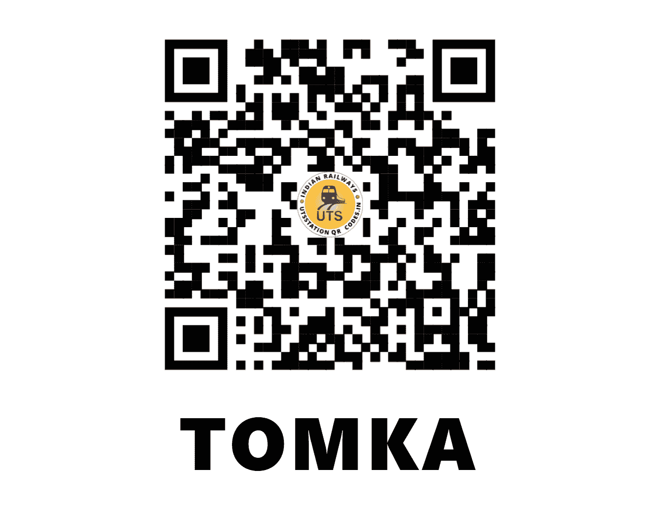 UTS QR Code for TOMKA - TMKA (EO - ODISHA)