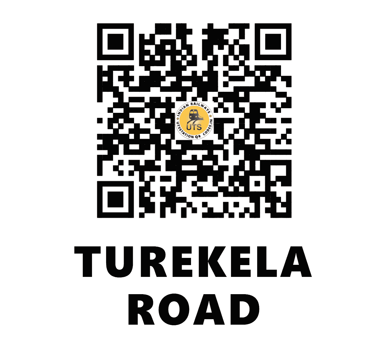 UTS QR Code for TUREKELA ROAD - TRKR (EO - ODISHA)