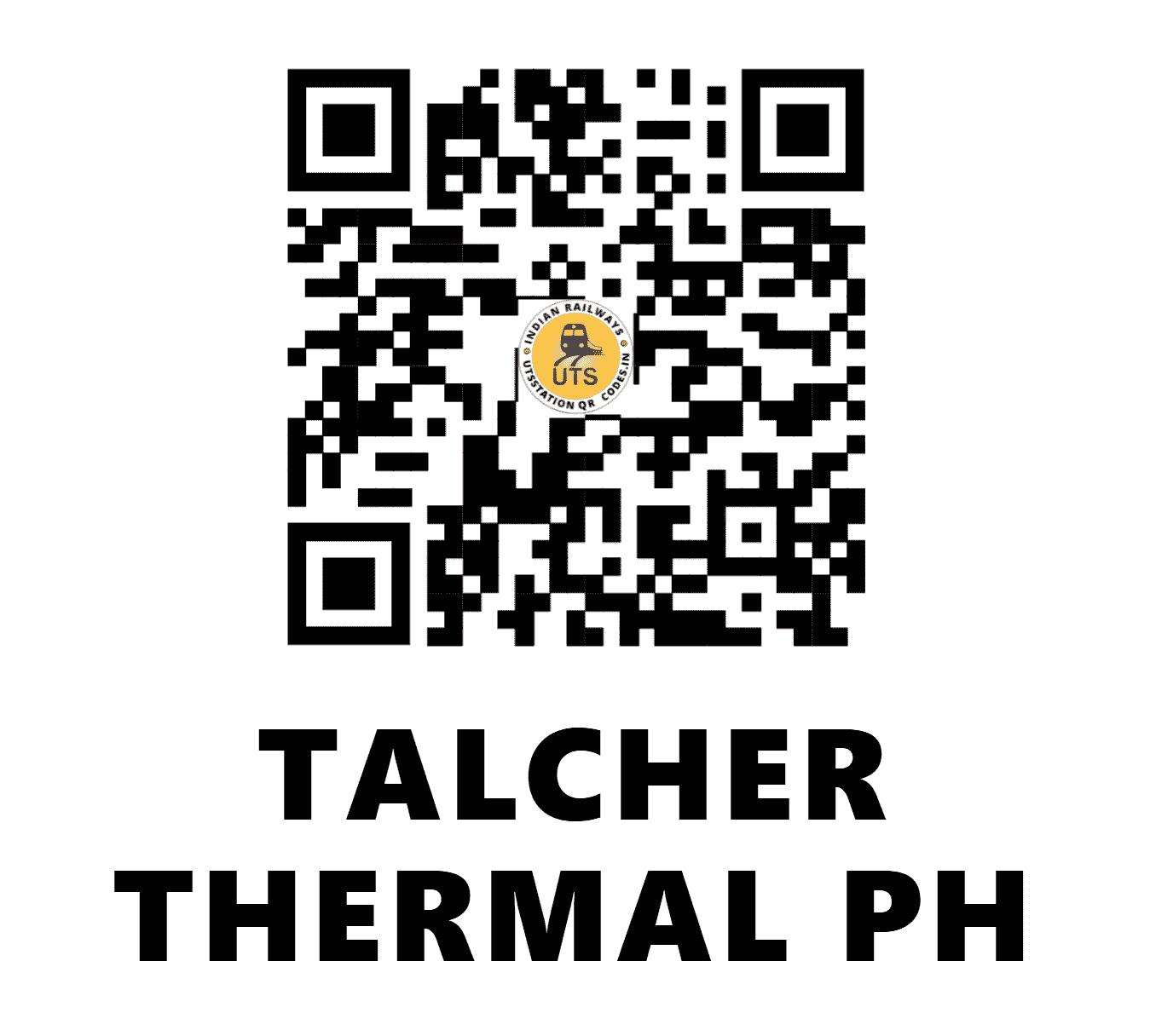 UTS QR Code for TALCHER THERMAL PH - TTPT (EO - ODISHA)