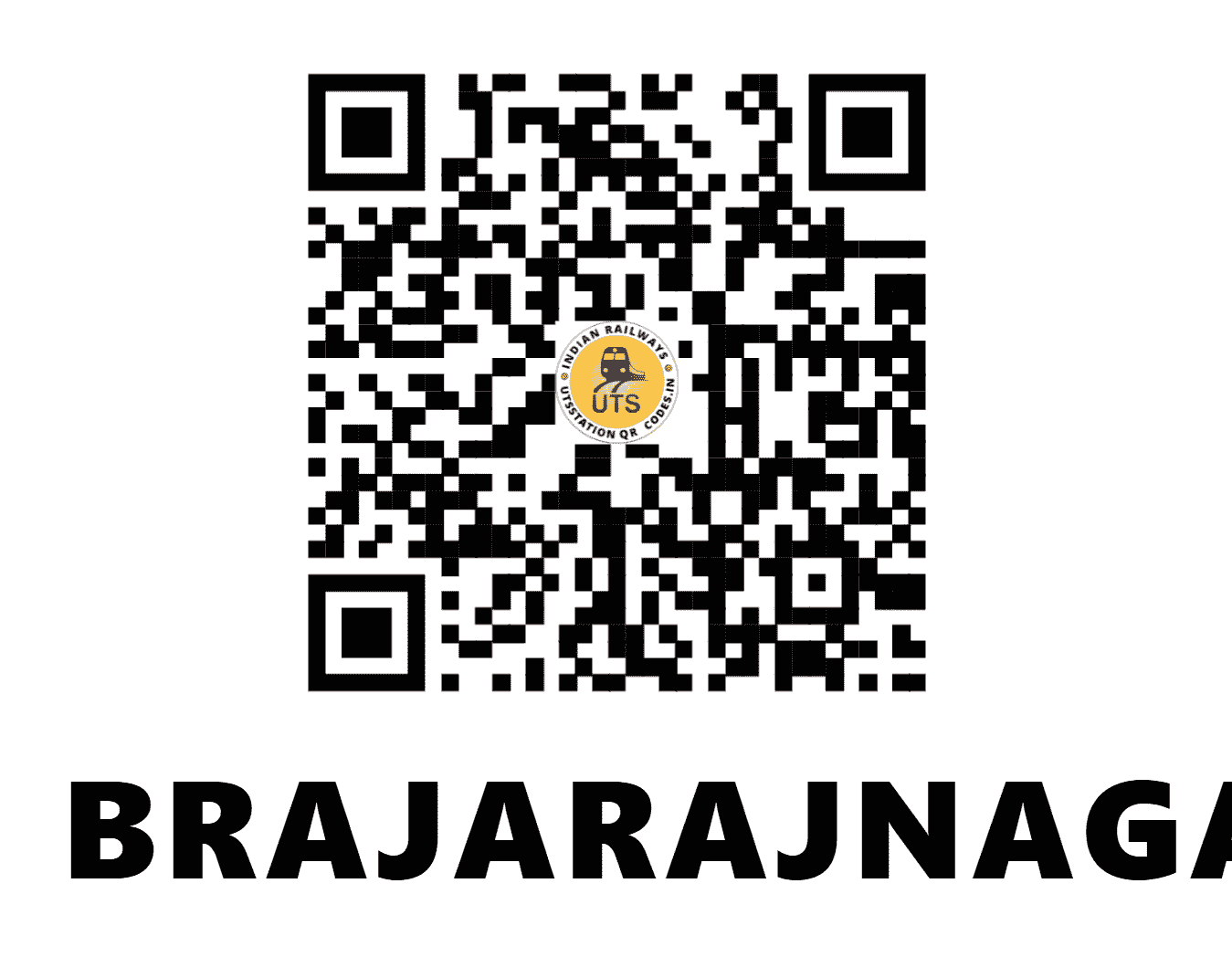UTS QR Code for BRAJARAJNAGAR - BRJN (SB - ODISHA)