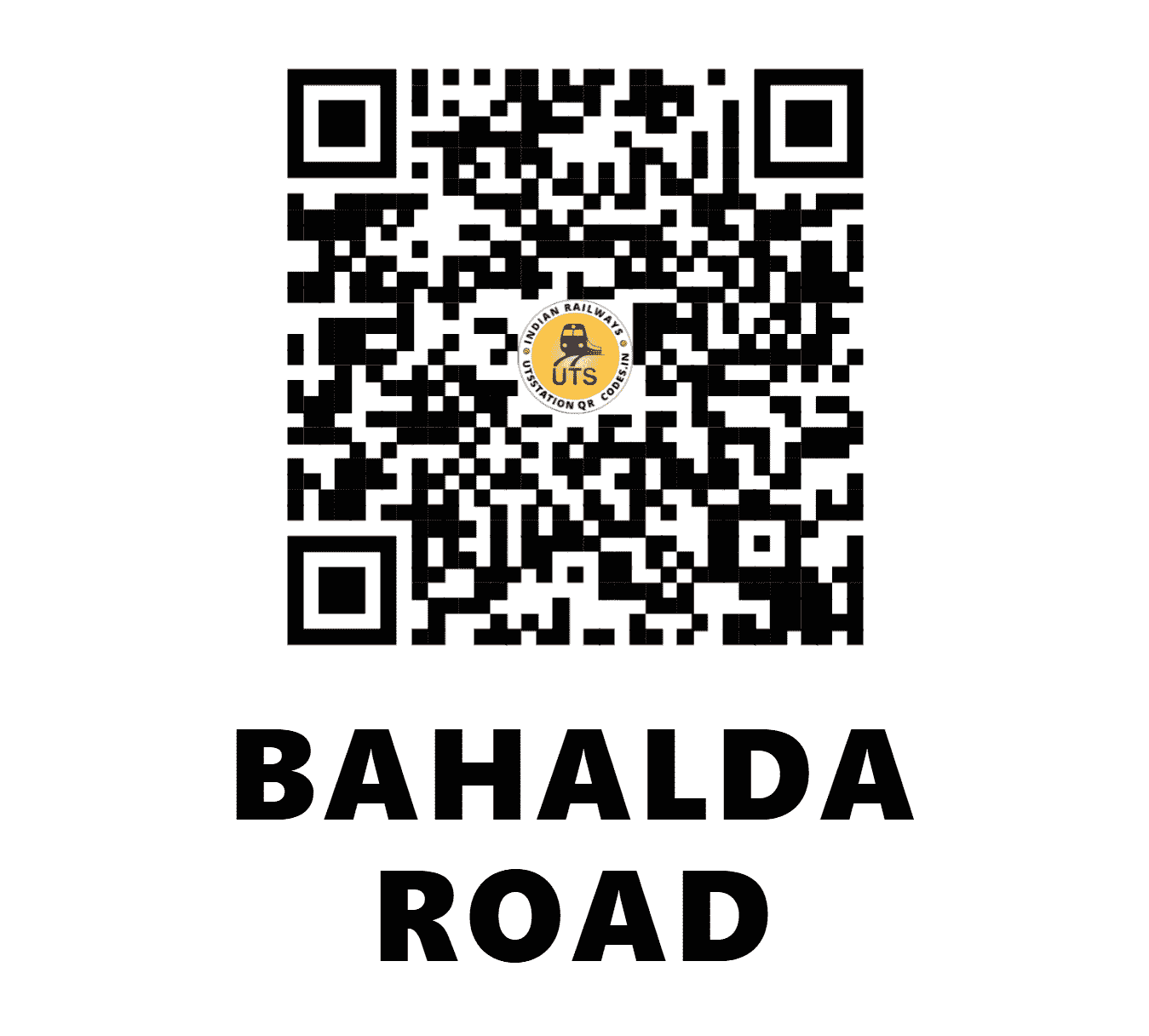 UTS QR Code for BAHALDA ROAD - BDO (SE - ODISHA)