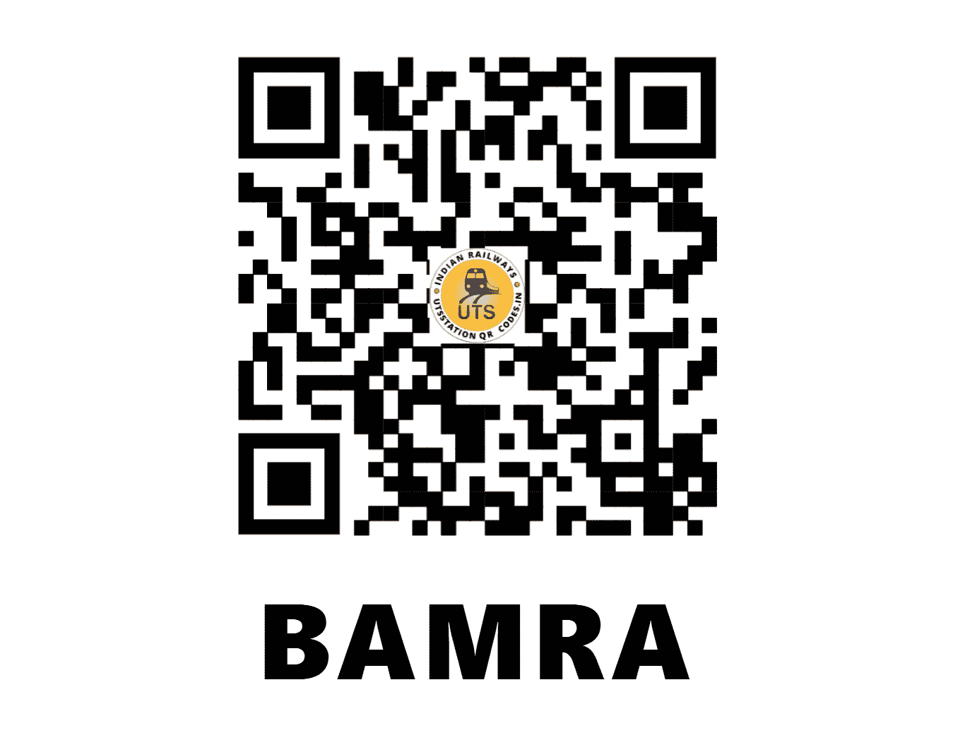 UTS QR Code for BAMRA - BMB (SE - ODISHA)