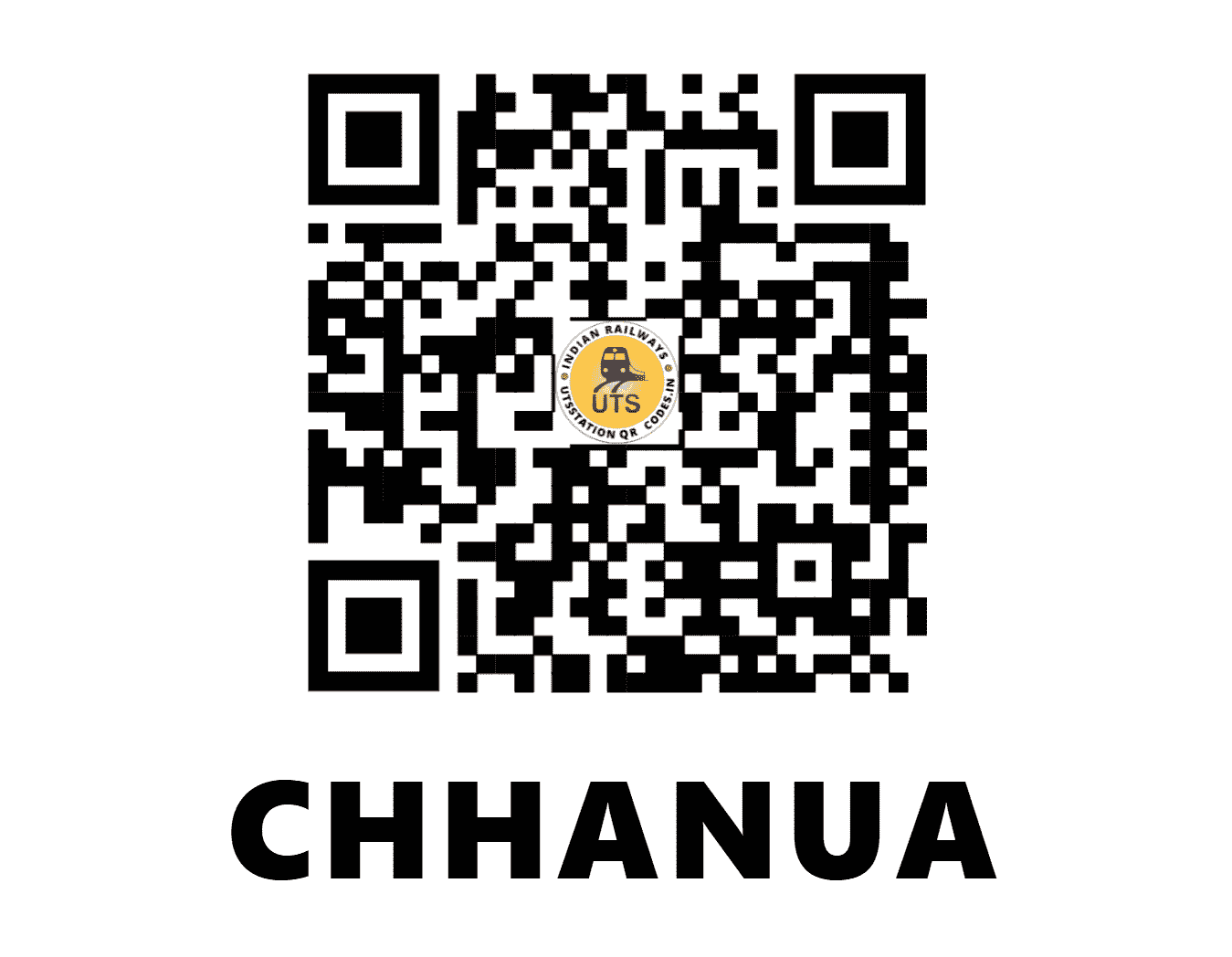 UTS QR Code for CHHANUA - CHNU (SE - ODISHA)