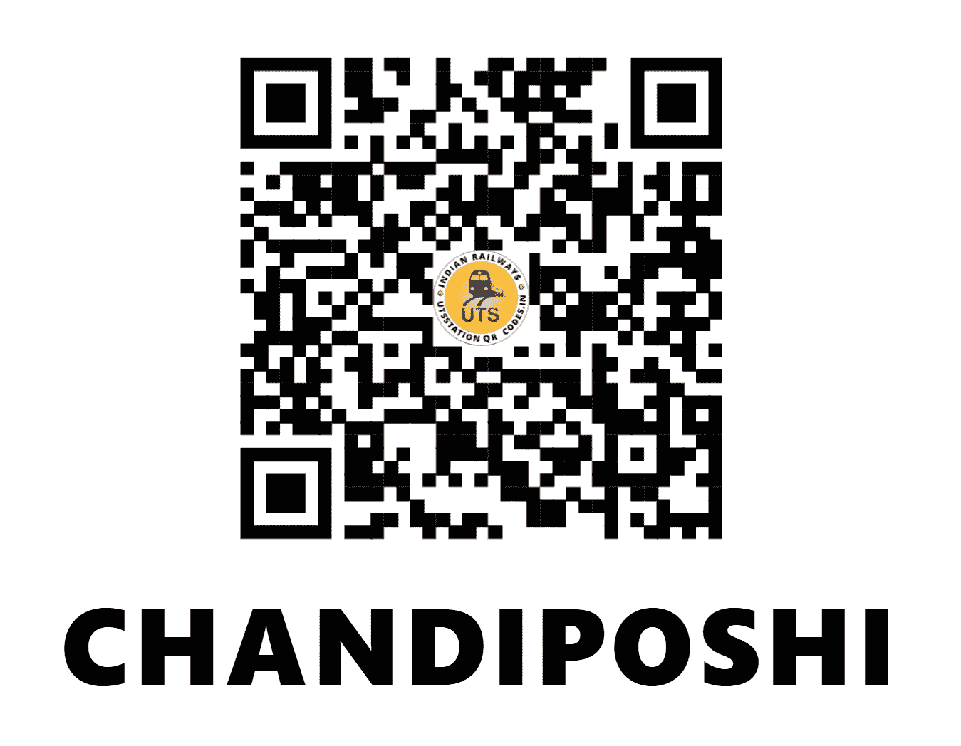 UTS QR Code for CHANDIPOSHI - CPE (SE - ODISHA)