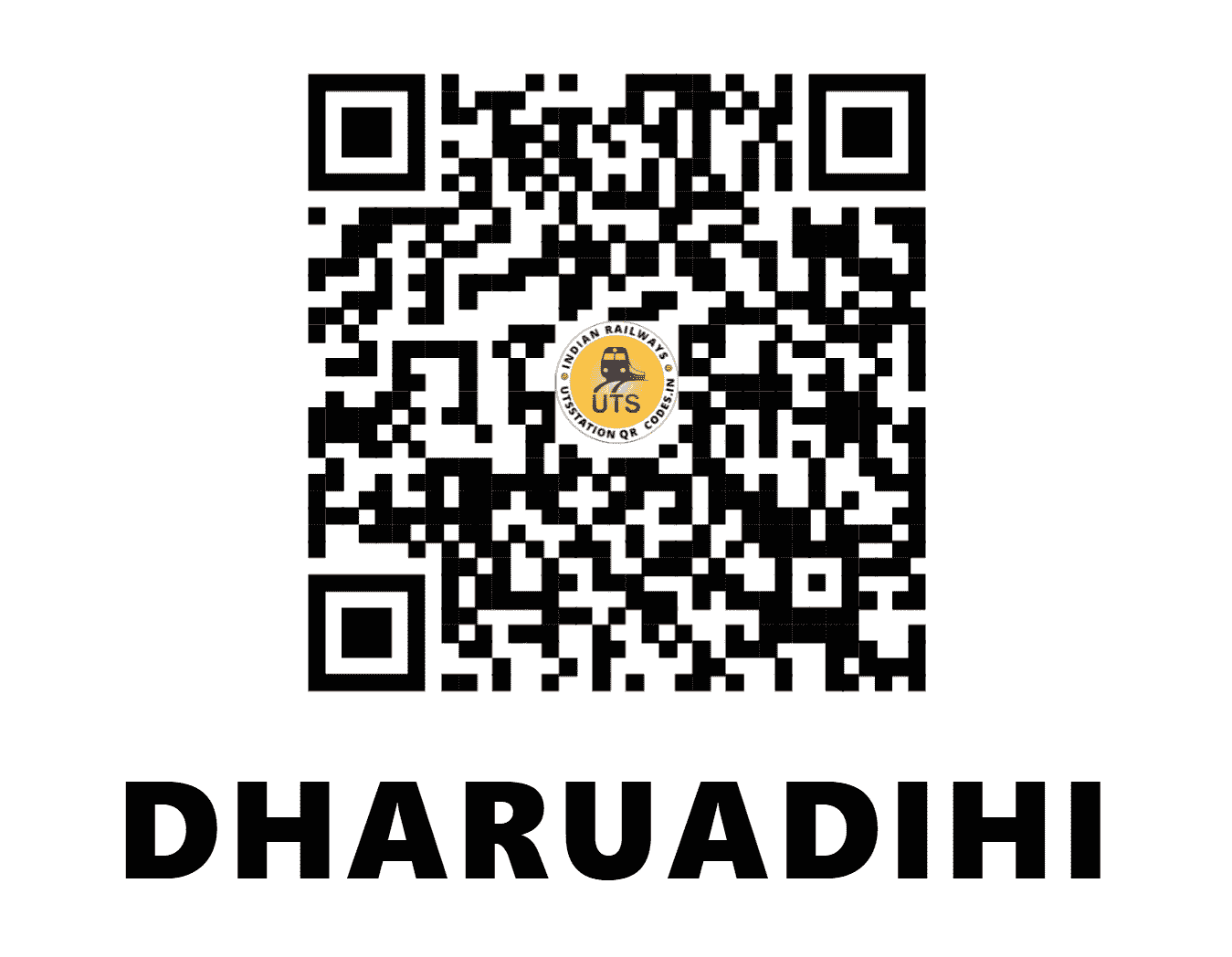 UTS QR Code for DHARUADIHI - DIH (SE - ODISHA)