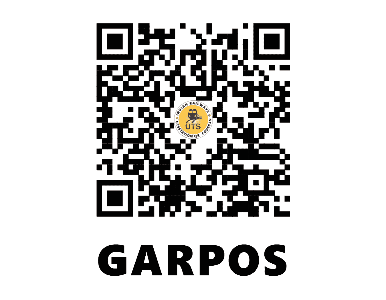 UTS QR Code for GARPOS - GPH (SE - ODISHA)