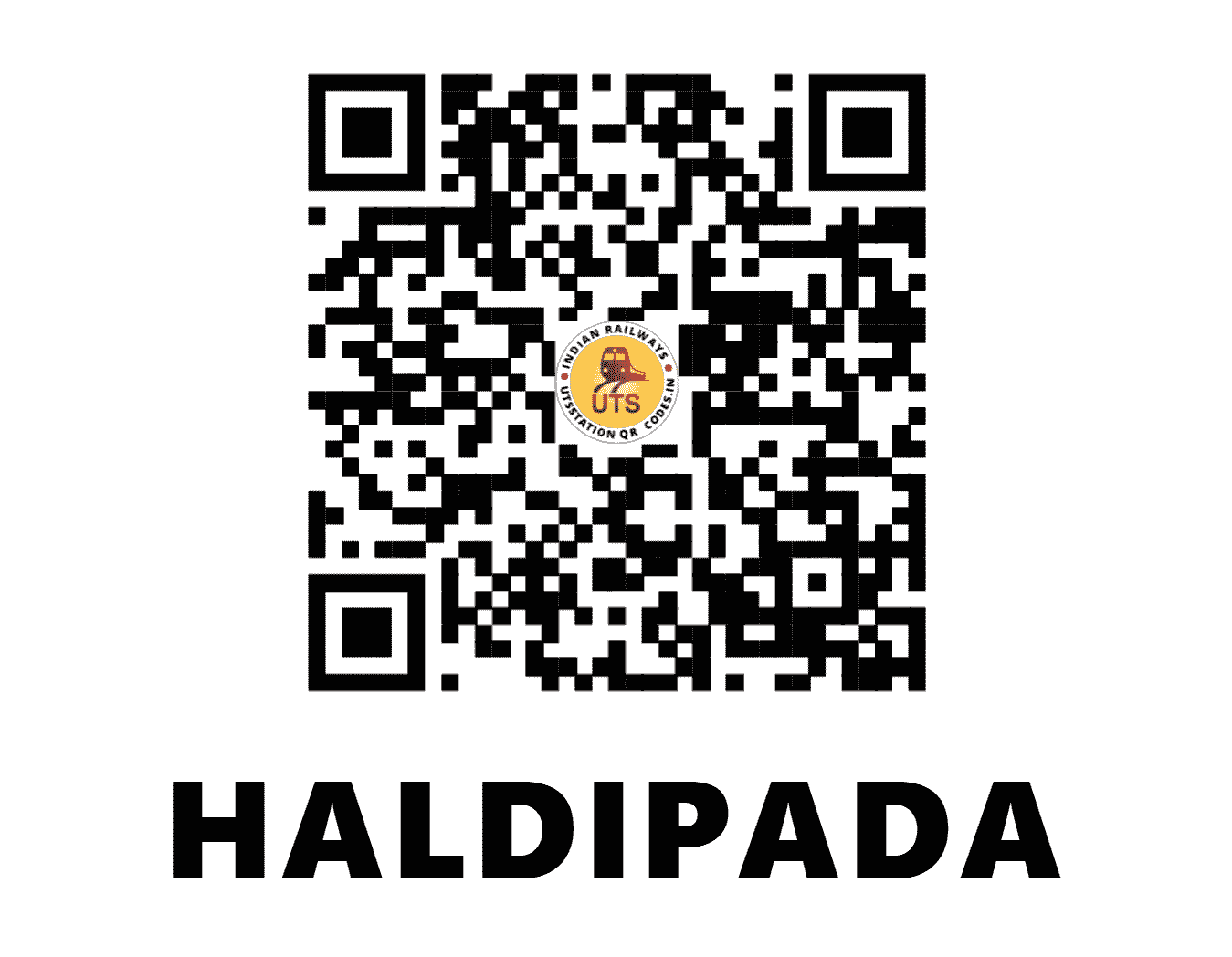 UTS QR Code for HALDIPADA - HIP (SE - ODISHA)