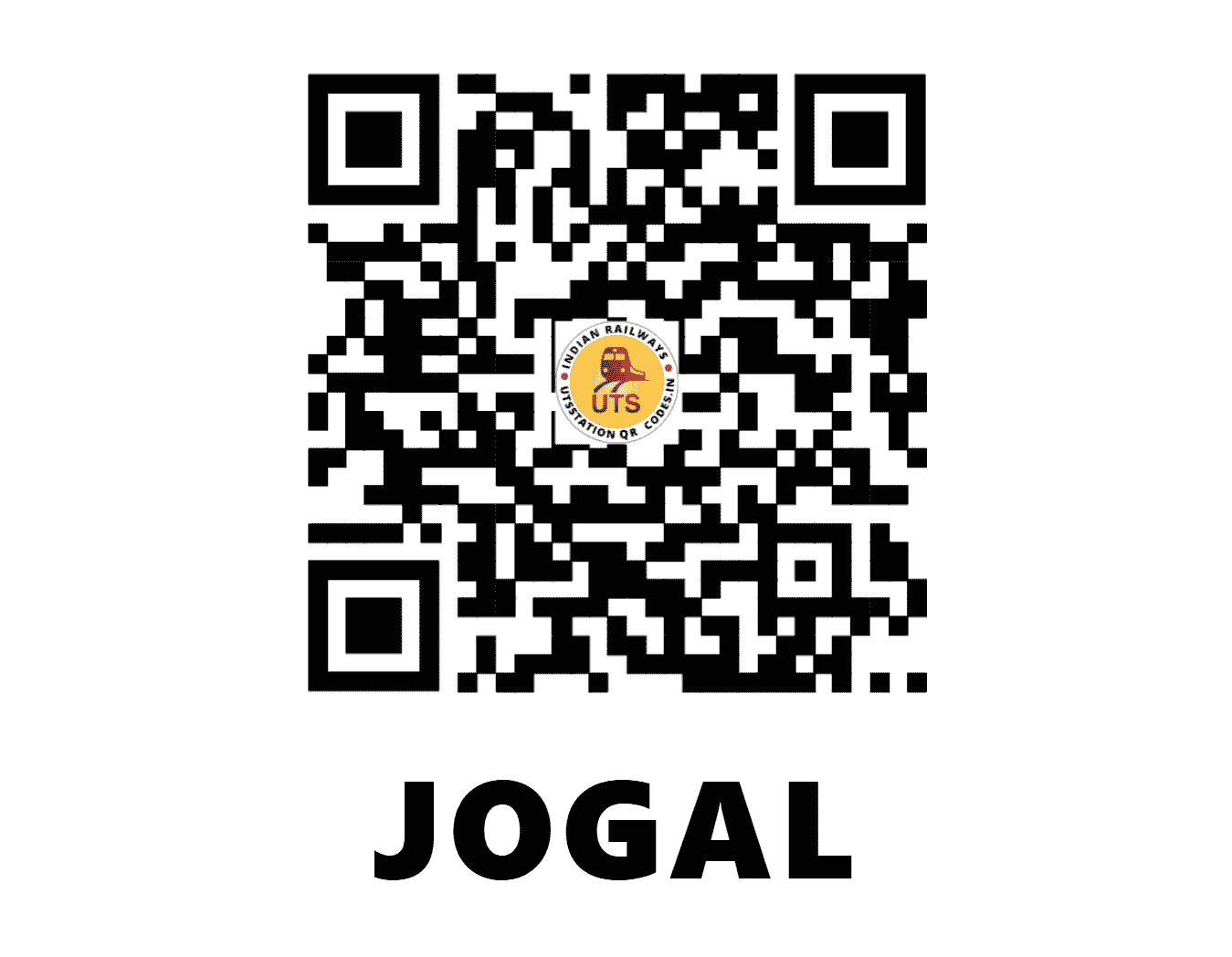 UTS QR Code for JOGAL - JOL (SE - ODISHA)