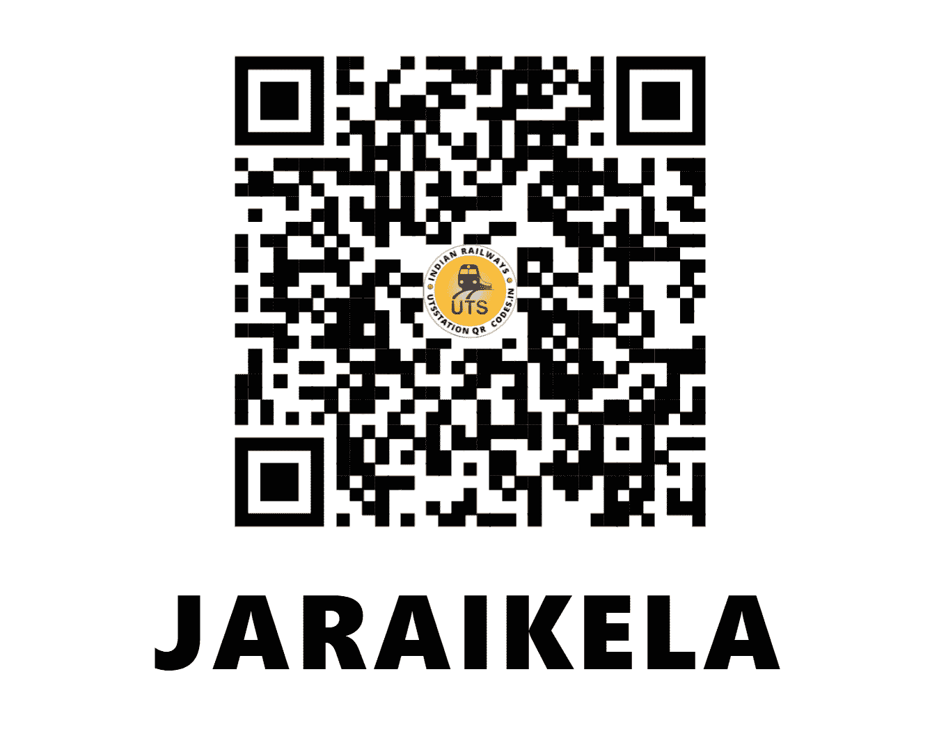 UTS QR Code for JARAIKELA - JRA (SE - ODISHA)
