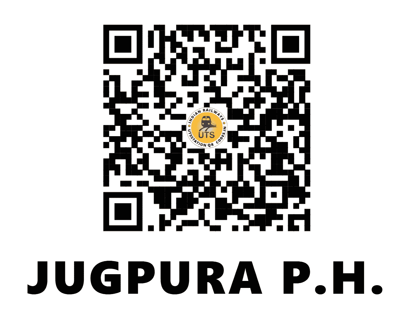 UTS QR Code for JUGPURA P.H. - JRG (SE - ODISHA)