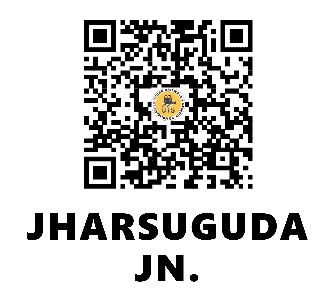 UTS QR Code for JHARSUGUDA JN. - JSG (SE - ODISHA)