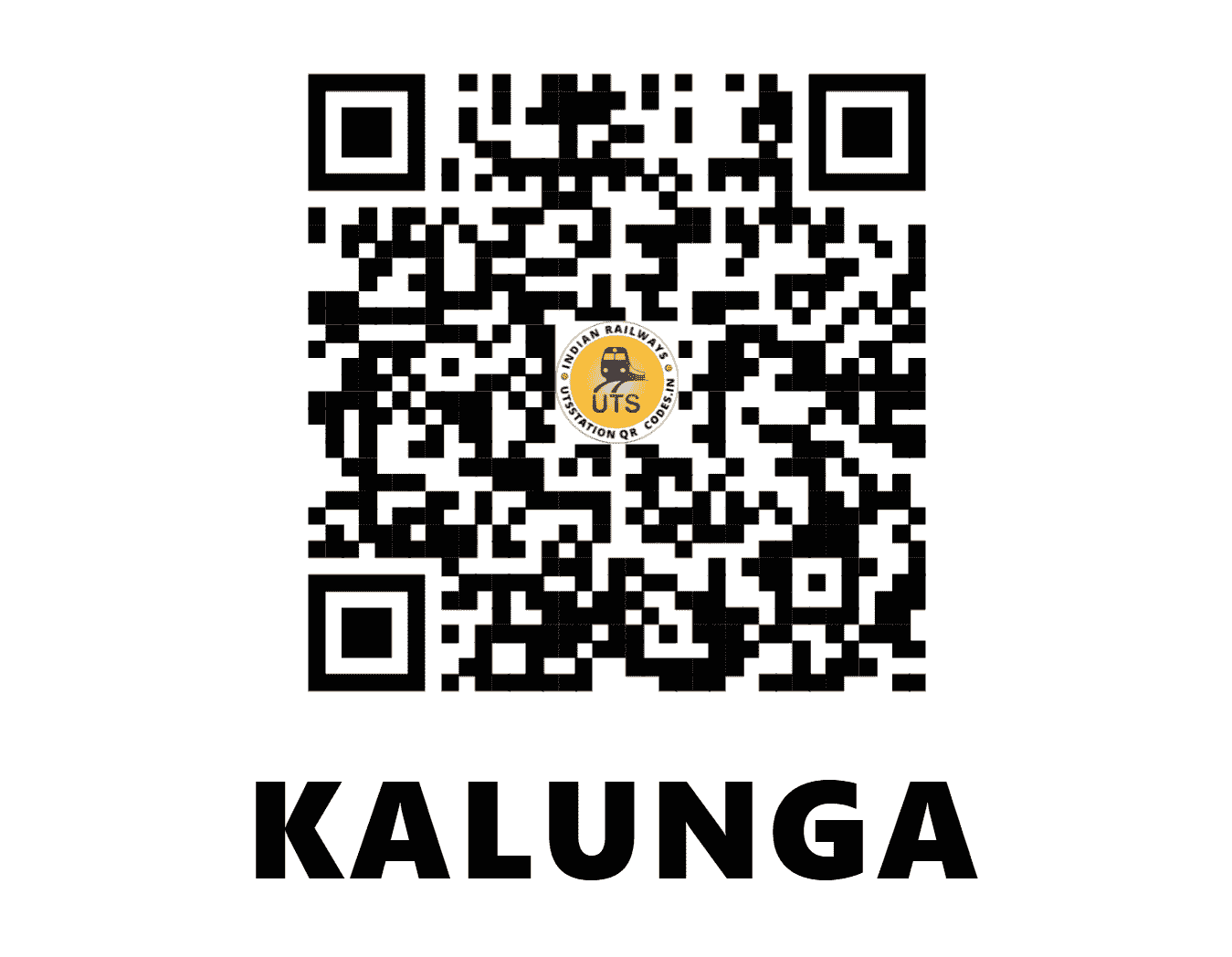 UTS QR Code for KALUNGA - KLG (SE - ODISHA)