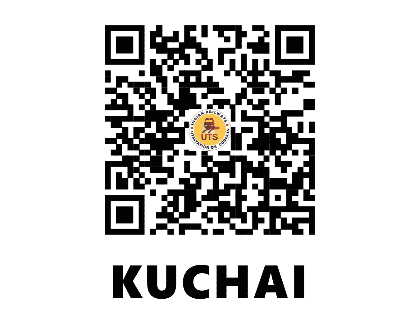 UTS QR Code for KUCHAI - KUCE (SE - ODISHA)