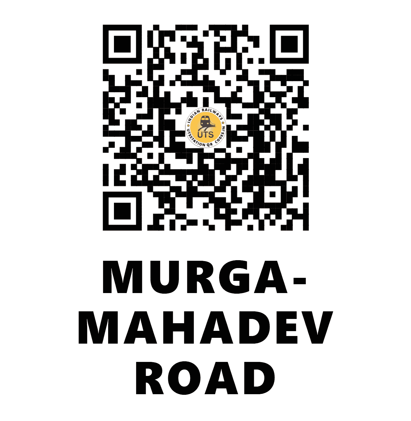 UTS QR Code for MURGA-MAHADEV ROAD - MMVR (SE - ODISHA)