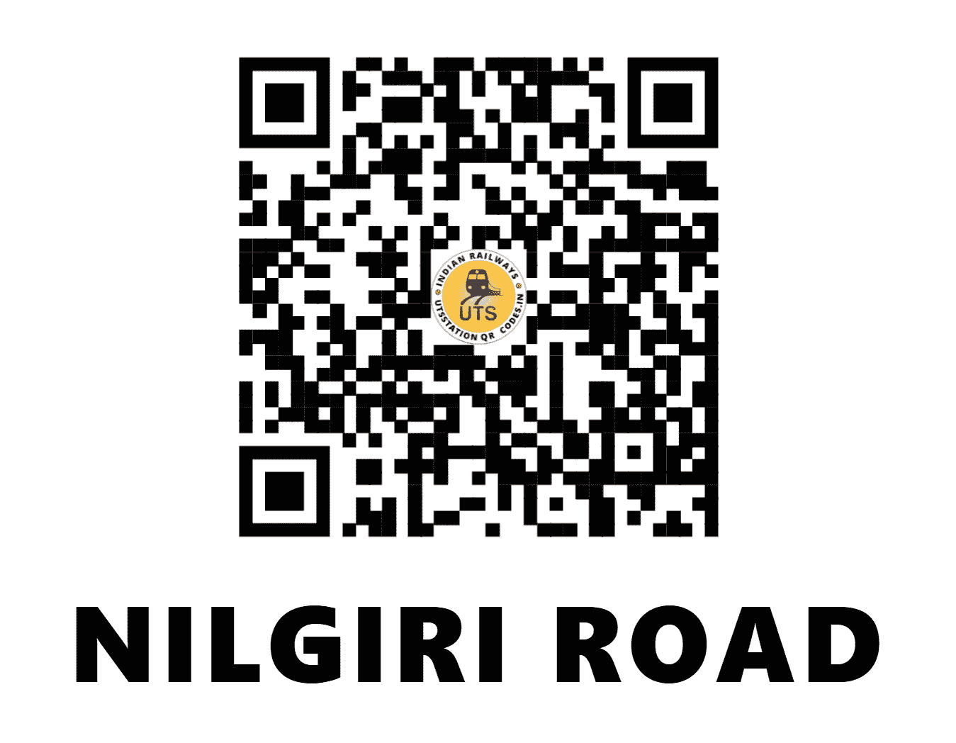 UTS QR Code for NILGIRI ROAD - NGRD (SE - ODISHA)