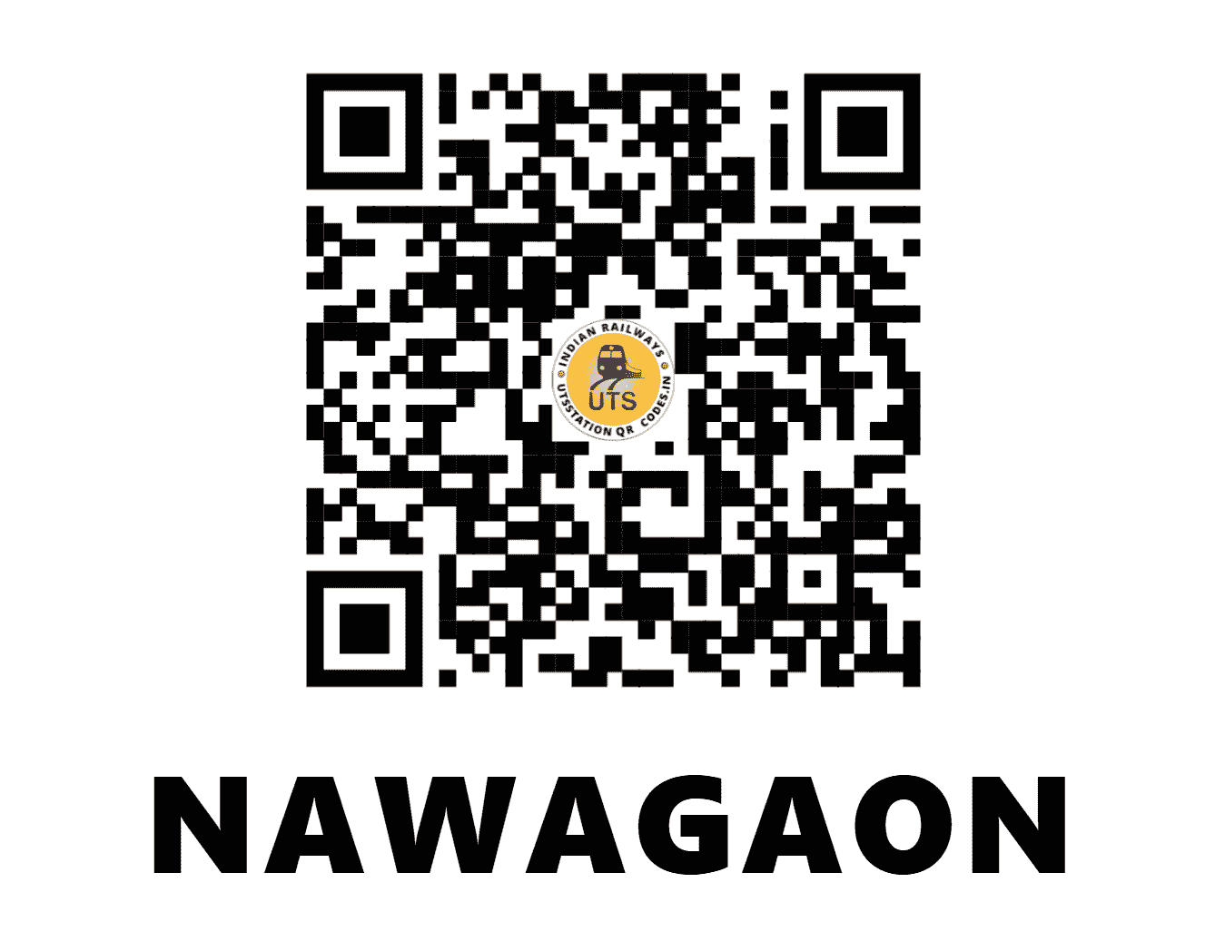 UTS QR Code for NAWAGAON - NXN (SE - ODISHA)