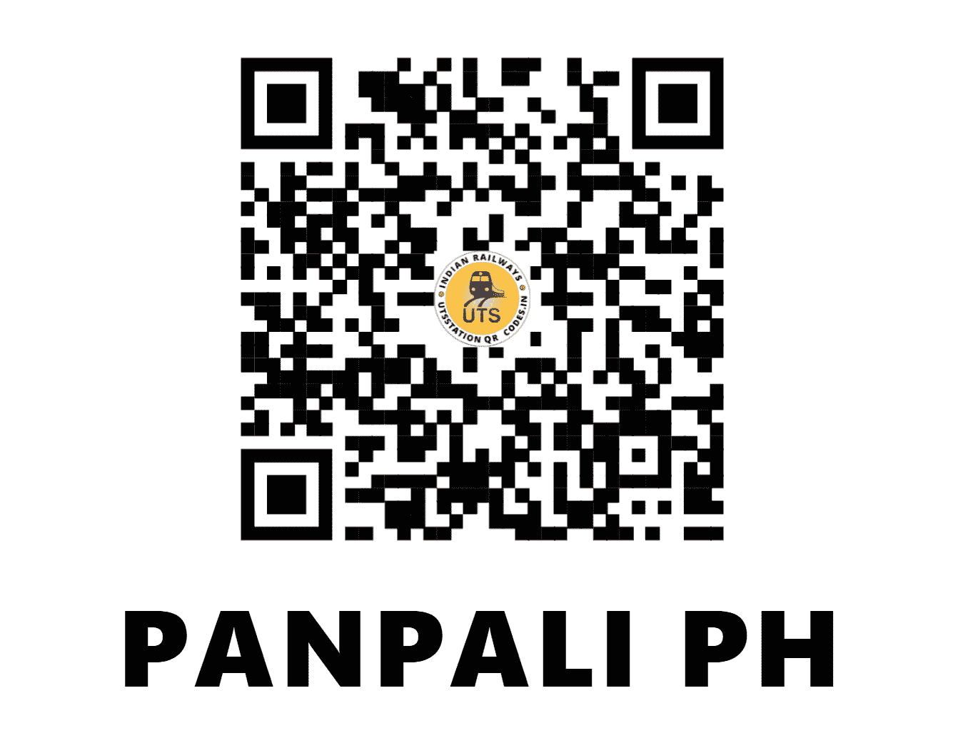 UTS QR Code for PANPALI PH - PNPL (SE - ODISHA)