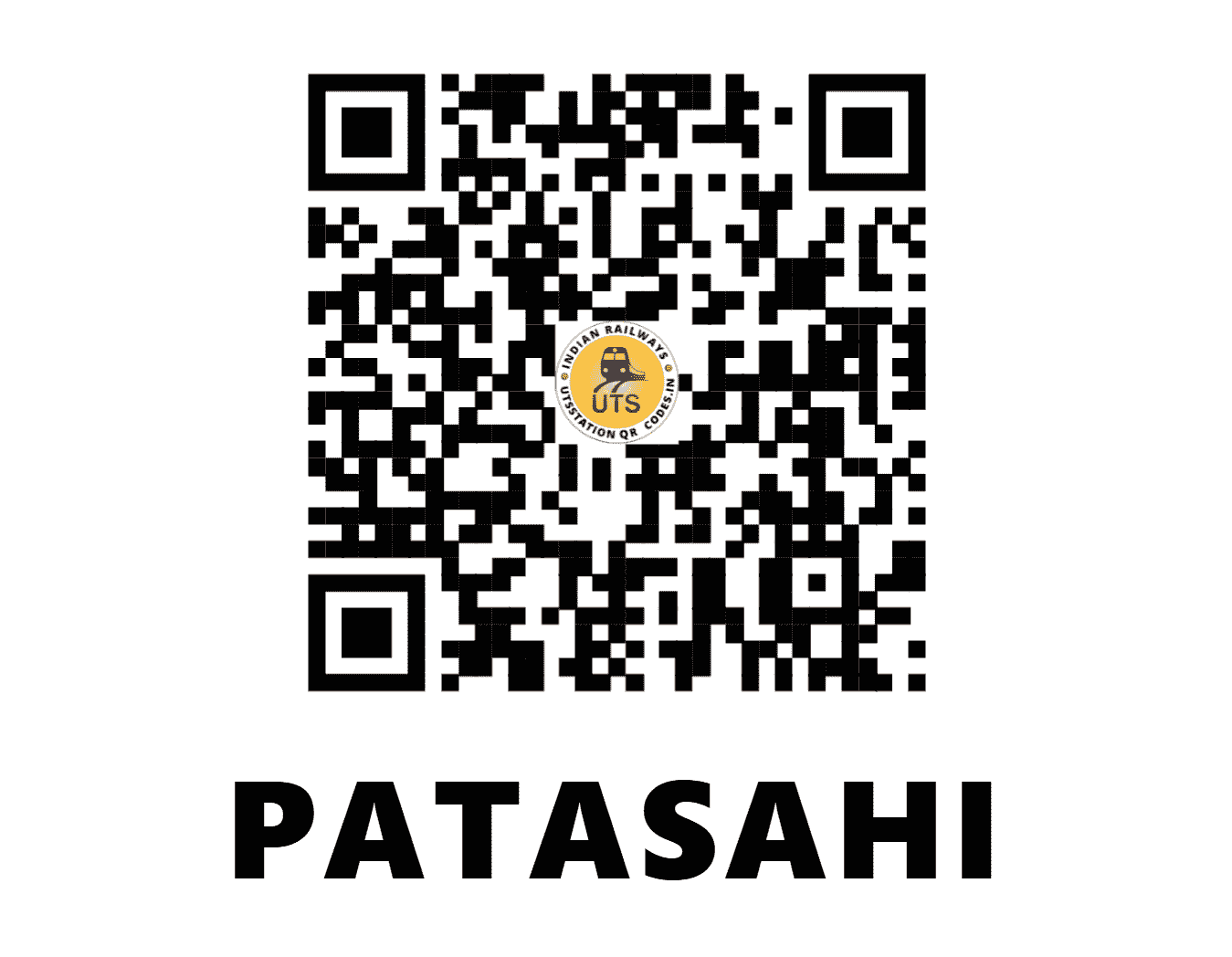 UTS QR Code for PATASAHI - PSJ (SE - ODISHA)