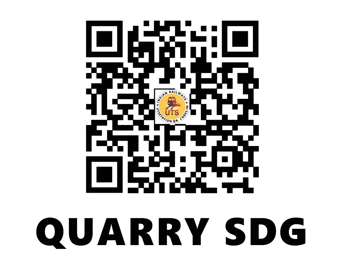 UTS QR Code for QUARRY SDG - QRS (SE - ODISHA)