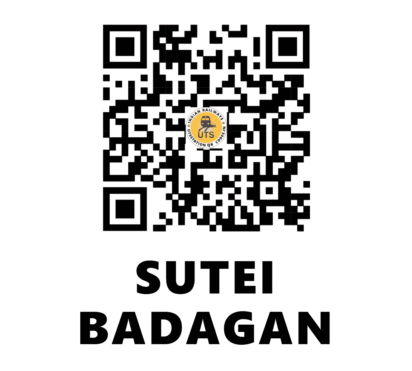 UTS QR Code for SUTEI BADAGAN - SBGB (SE - ODISHA)