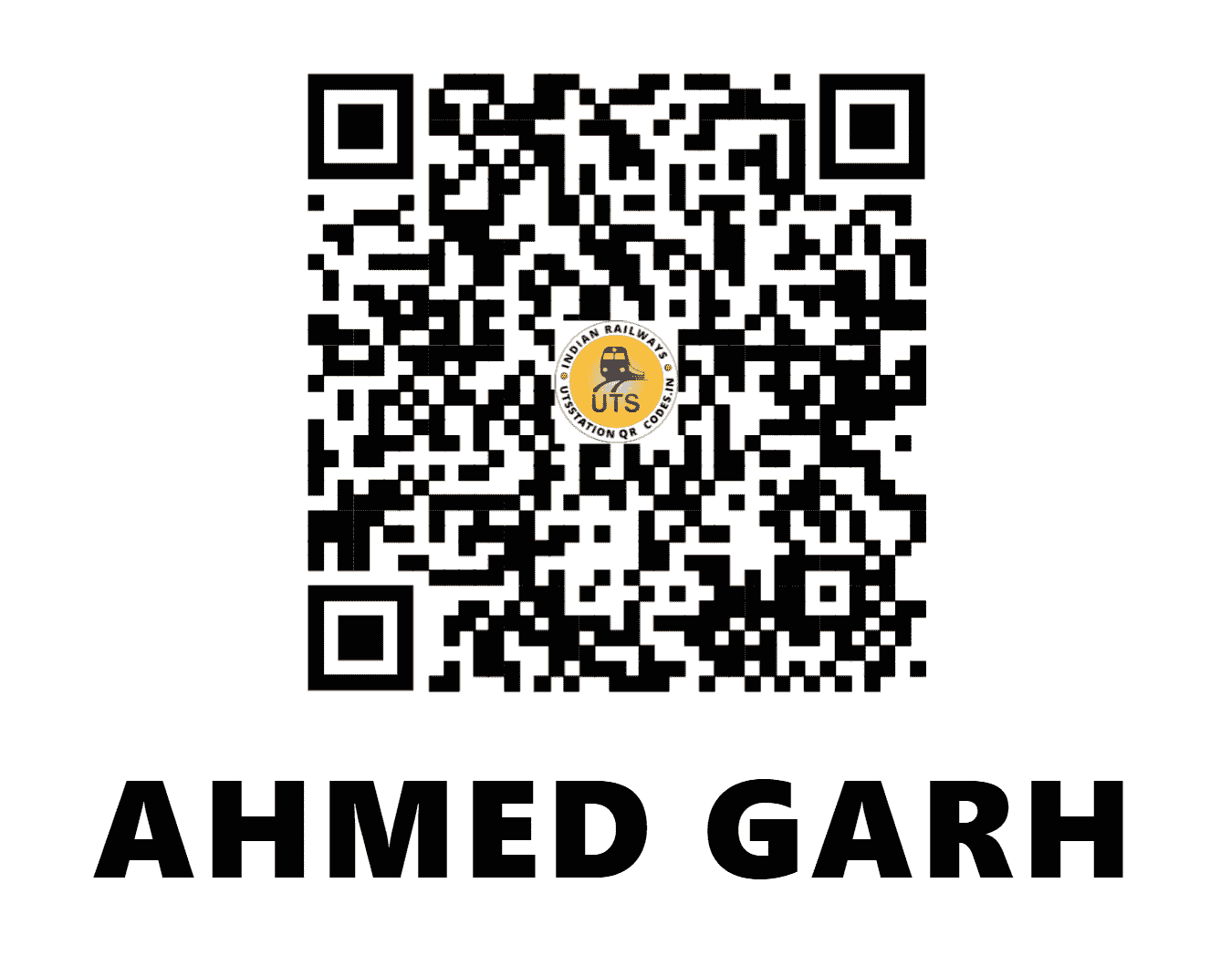 UTS QR Code for AHMED GARH - AHH (NR - PUNJAB)