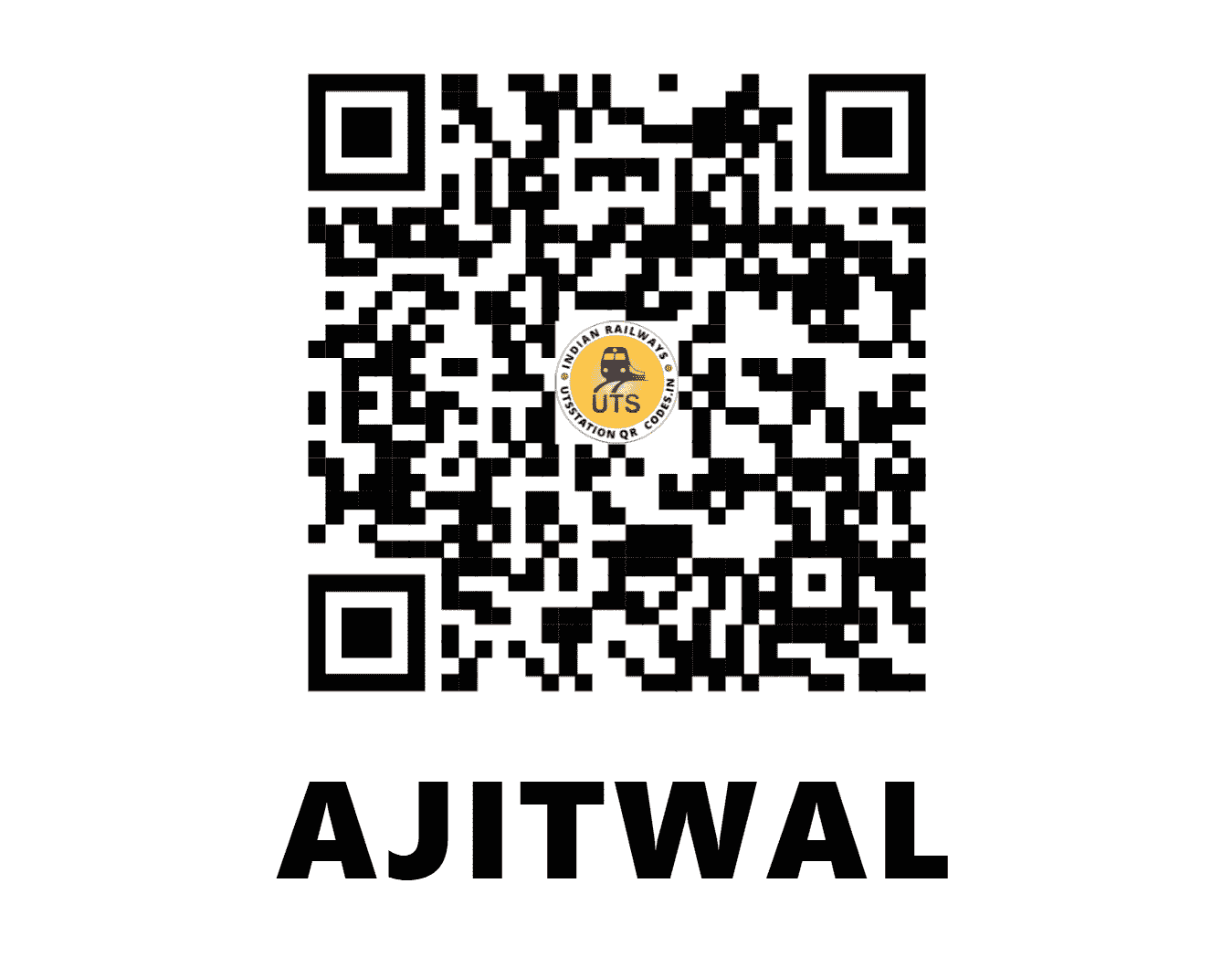 UTS QR Code for AJITWAL - AJL (NR - PUNJAB)