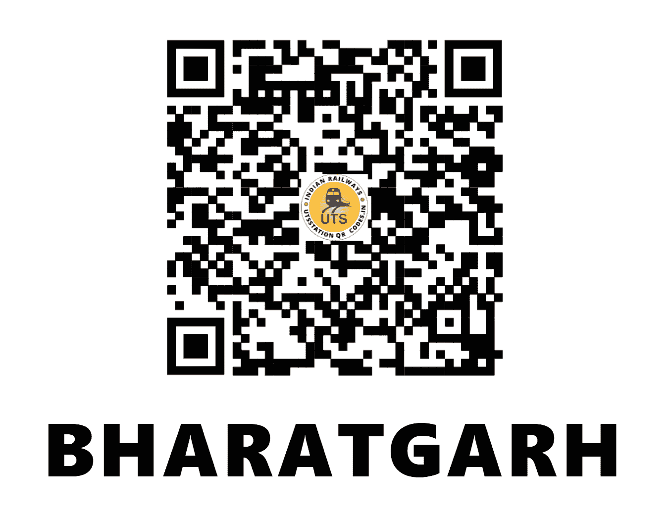 UTS QR Code for BHARATGARH - BARJ (NR - PUNJAB)