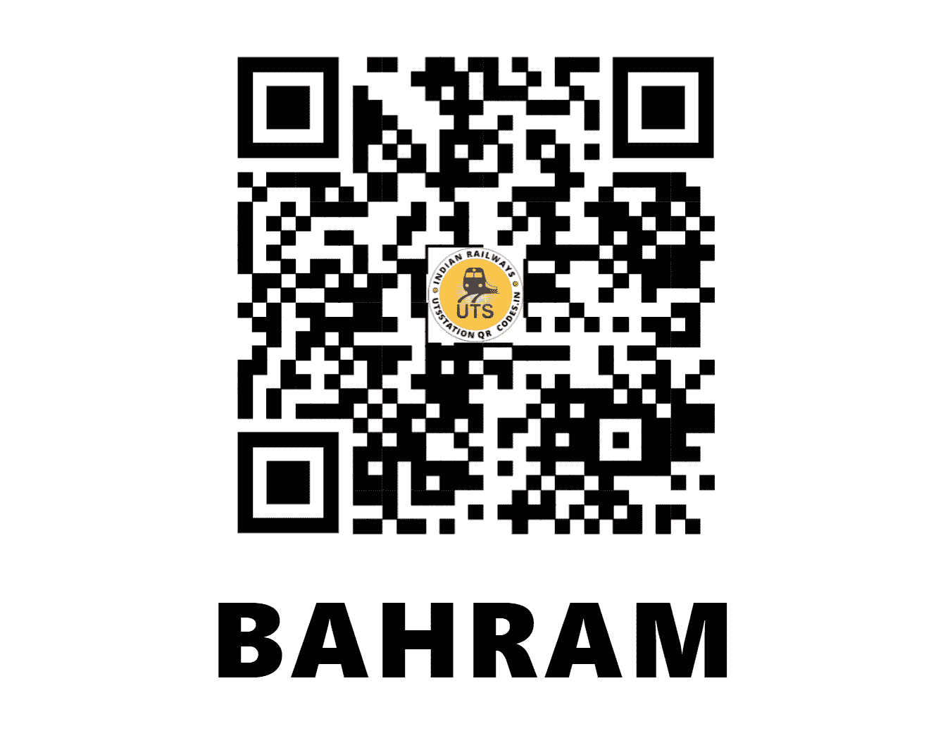 UTS QR Code for BAHRAM - BHM (NR - PUNJAB)