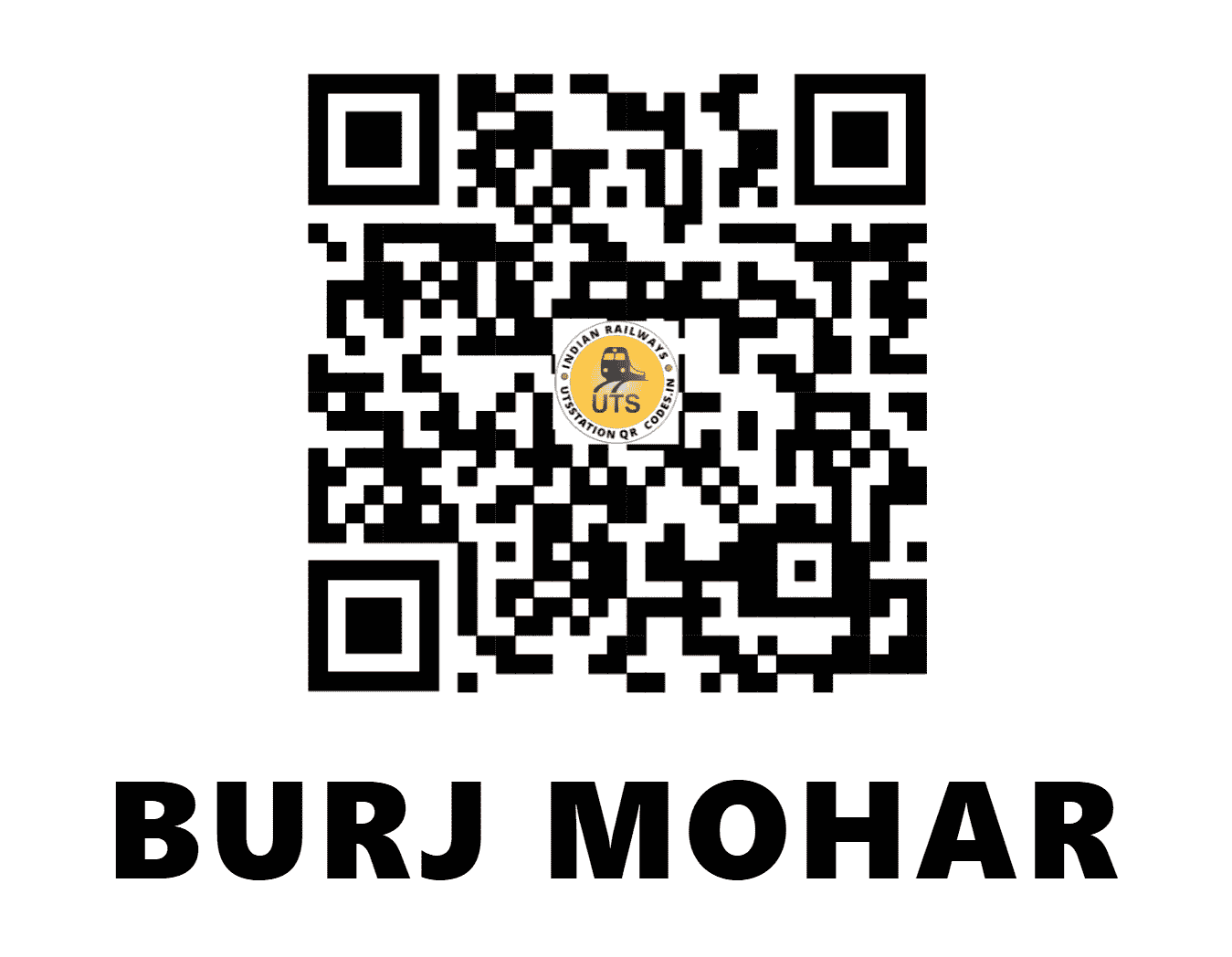 UTS QR Code for BURJ MOHAR - BJMA (NR - PUNJAB)