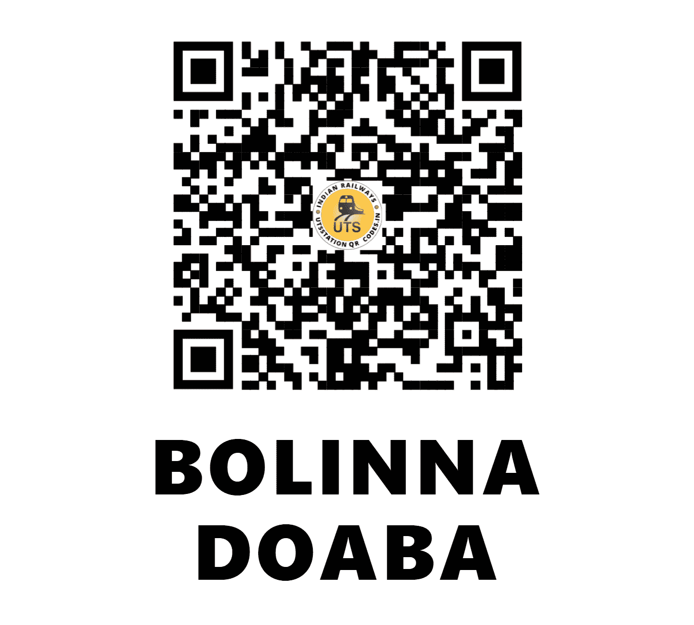 UTS QR Code for BOLINNA DOABA - BLND (NR - PUNJAB)