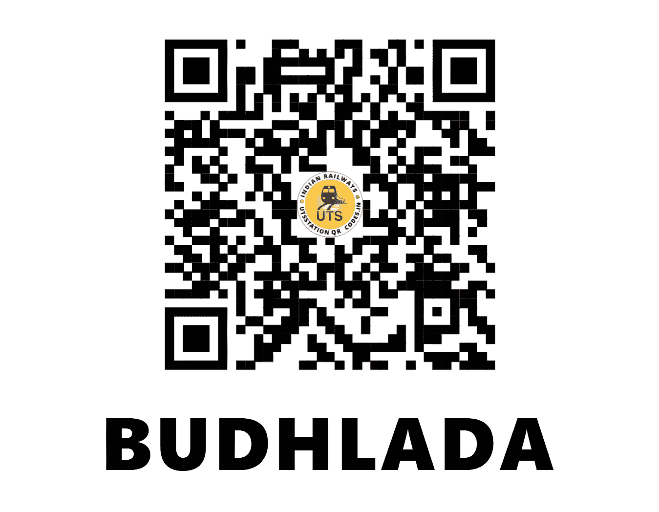 UTS QR Code for BUDHLADA - BLZ (NR - PUNJAB)
