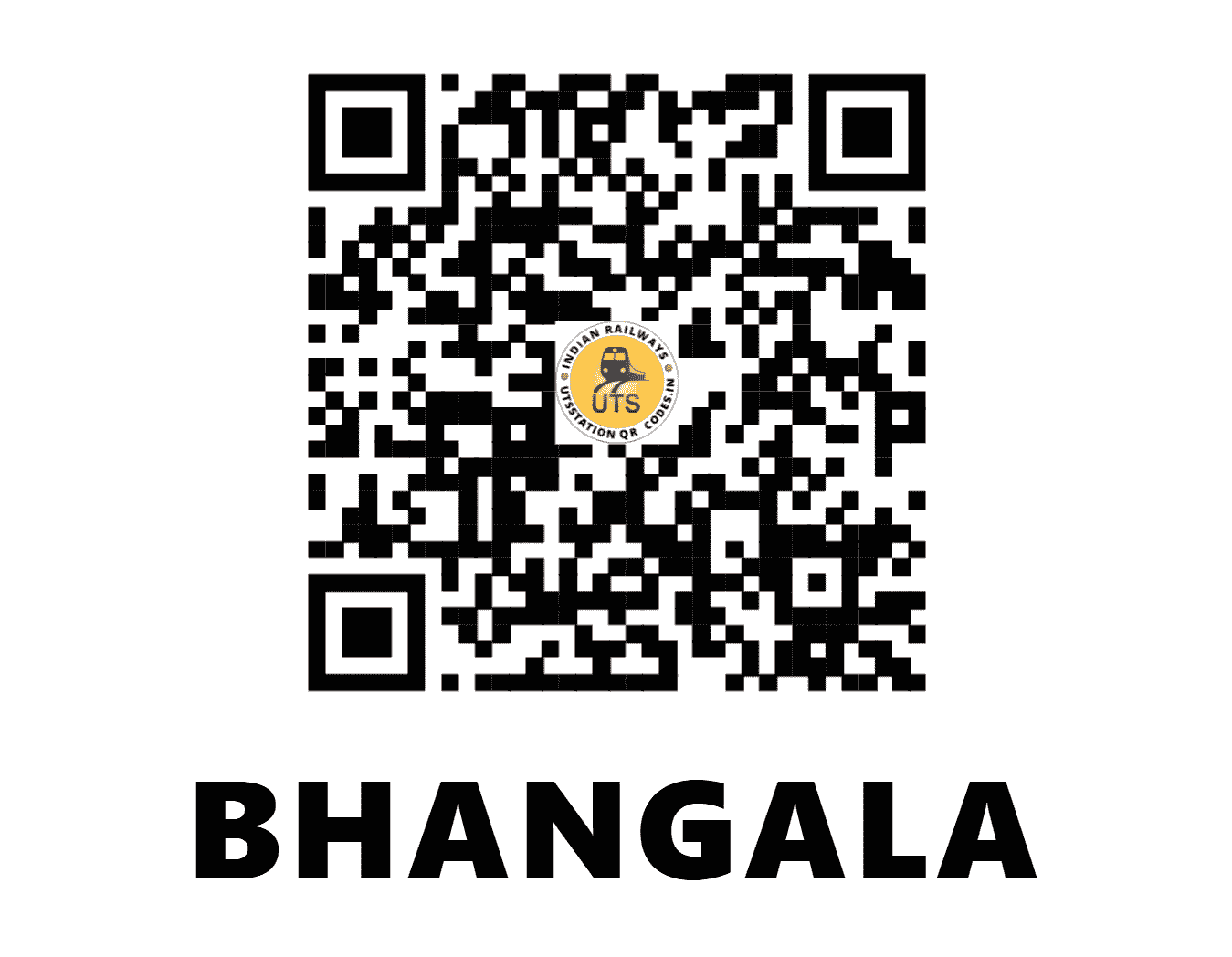 UTS QR Code for BHANGALA - BNGL (NR - PUNJAB)