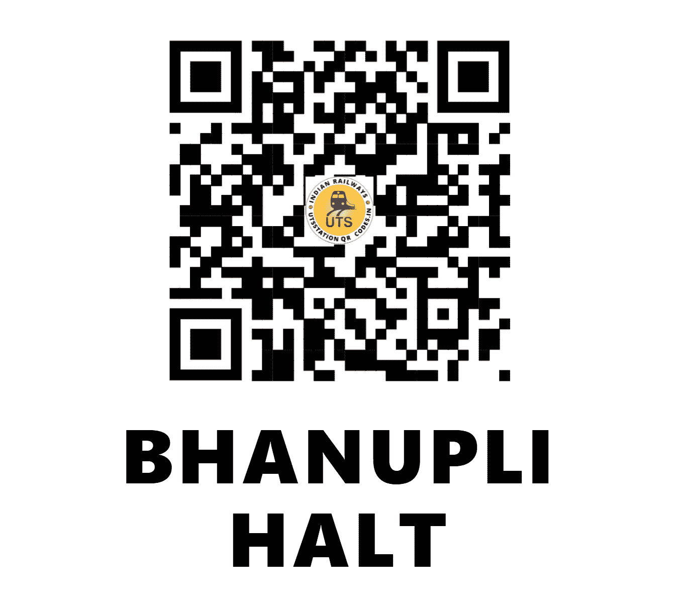 UTS QR Code for BHANUPLI HALT - BNLY (NR - PUNJAB)