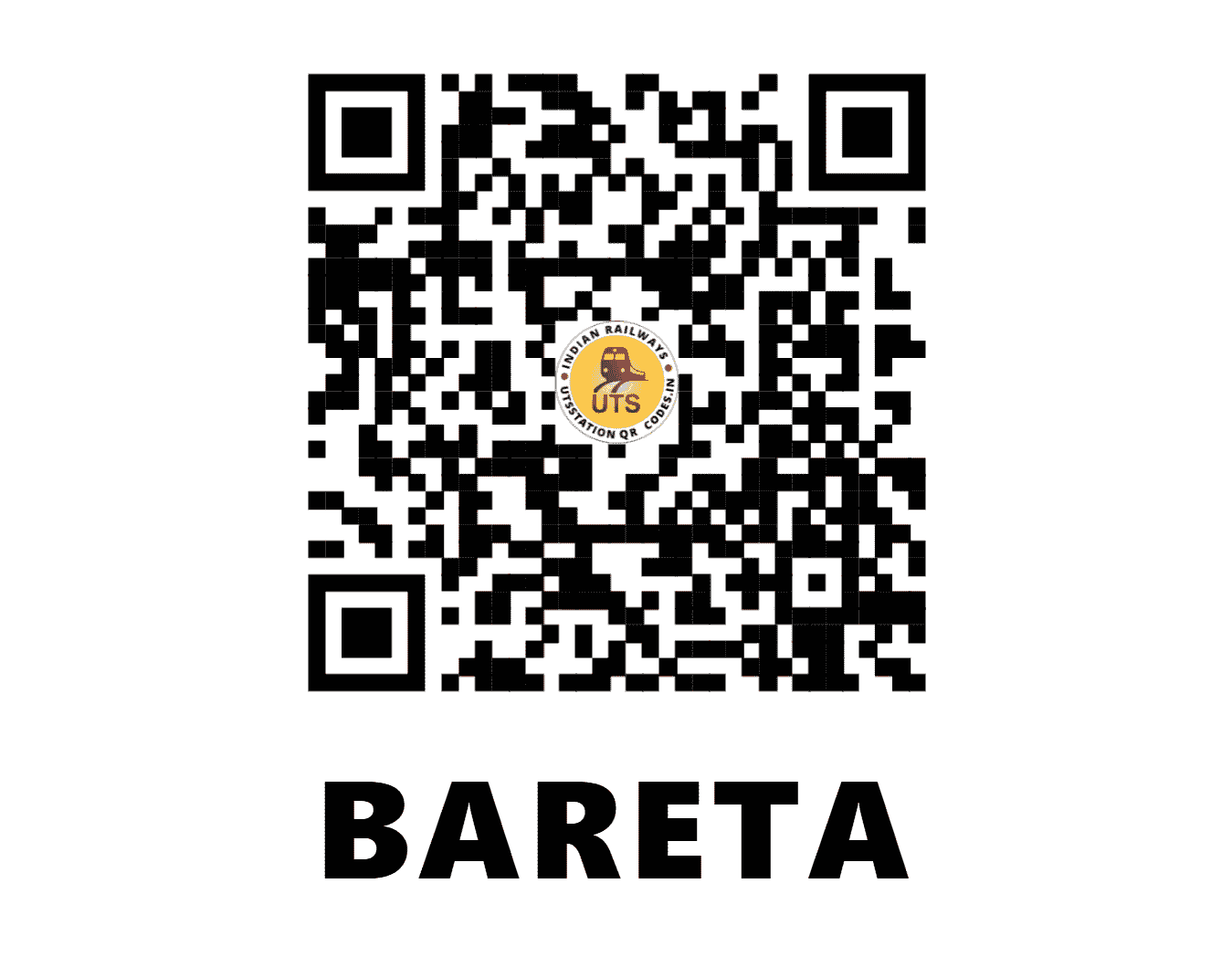 UTS QR Code for BARETA - BRZ (NR - PUNJAB)