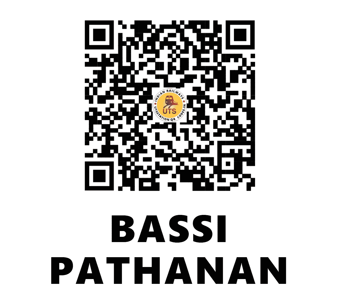 UTS QR Code for BASSI PATHANAN - BSPN (NR - PUNJAB)