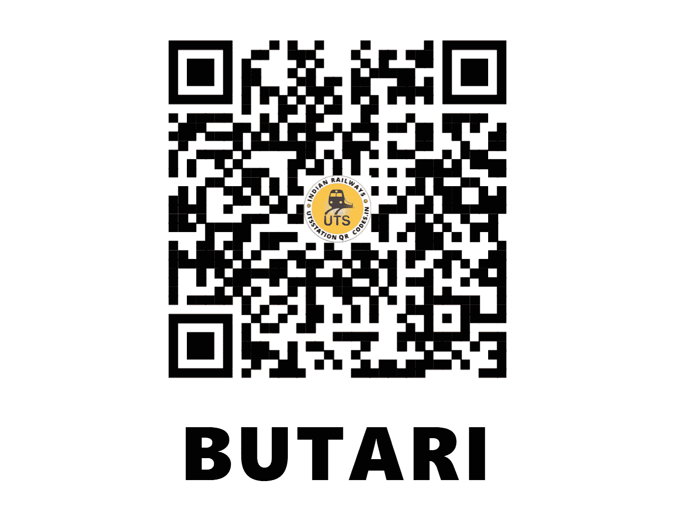 UTS QR Code for BUTARI - BTR (NR - PUNJAB)