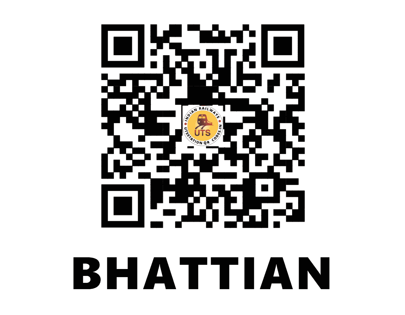 UTS QR Code for BHATTIAN - BTTN (NR - PUNJAB)