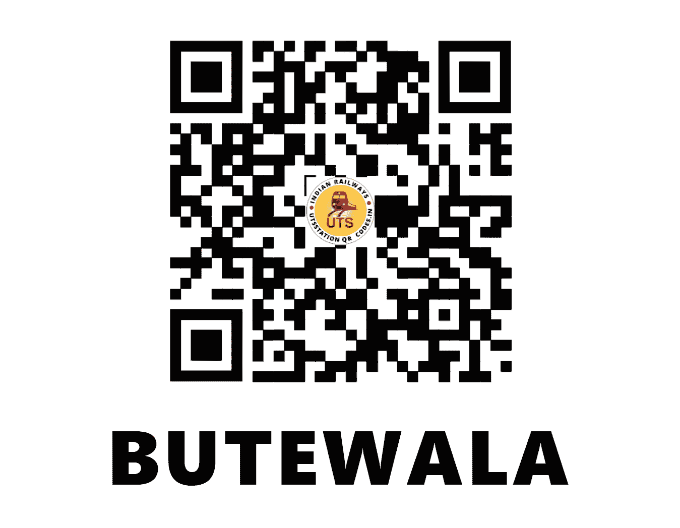 UTS QR Code for BUTEWALA - BWF (NR - PUNJAB)