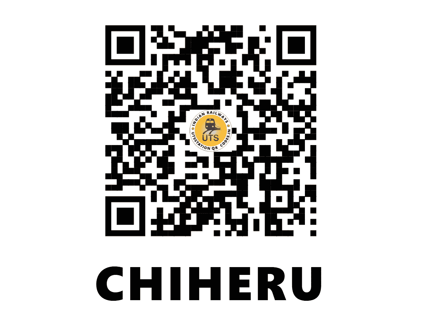 UTS QR Code for CHIHERU - CEU (NR - PUNJAB)